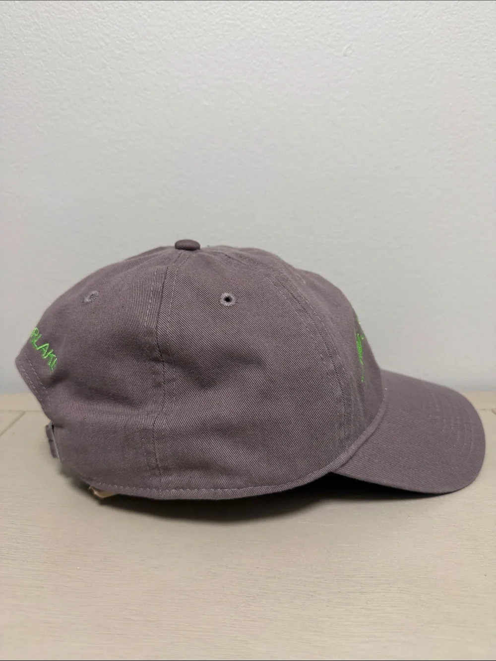 Justin Timberlake The Forget Tomorrow World Tour Hat Gray Green Embroidered Cap